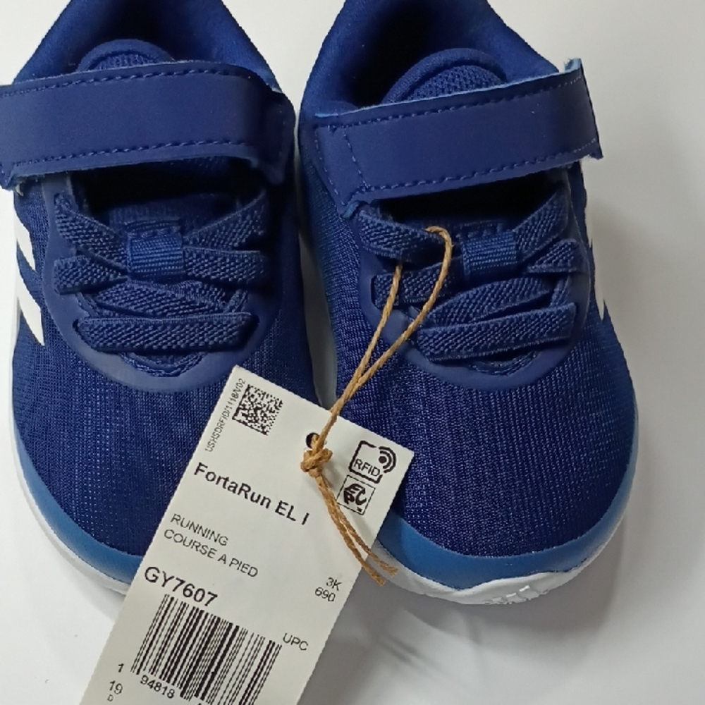 adidas Kids Royal Blue Velcro Runner Sneakers